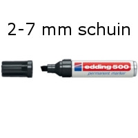 Edding 500 Permanentmarker 2-7 mm schräg