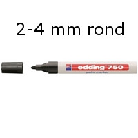 Edding 750 Lackmarker 2-4 mm rund