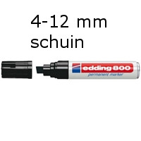 Edding 800 Permanentmarker 4-12 mm schräg