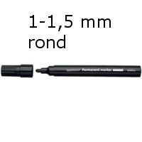 Quantore Permanentmarker 1-1,5 mm rund