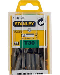 25 Torx T30 Bits 1/4 Zoll 25 mm Stanley 1-68-845