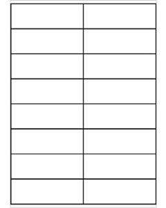 A4 Etiketten 105 x 36 mm weiß 100 Blatt Sorex