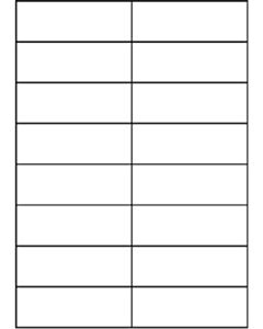 A4 Etiketten 105 x 37 mm weiß 100 Blatt Eigenmarke