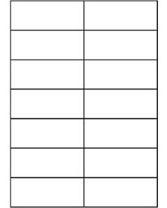 A4 Etiketten 105 x 42,3 mm weiß 100 Blatt Sorex