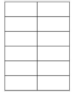 A4 Etiketten 105 x 48 mm weiß 100 Blatt Sorex