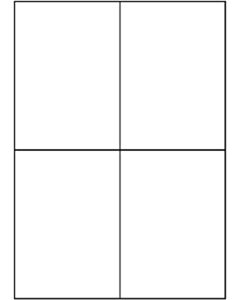 A4 Etiketten 105 x 148 mm weiß 100 Blatt Eigenmarke