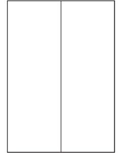 A4 Etiketten 105 x 297 mm weiß 100 Blatt Sorex