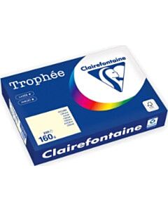 Cremeweißes A4-Papier 160 Gramm 250 Blatt Clairefontaine Trophée