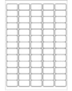 A4 Etiketten 38 x 21,2 mm weiß 100 Blatt Sorex