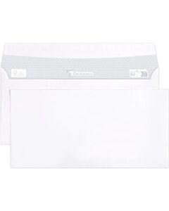 500 Weiße Briefumschläge 114x229mm selbstklebend Clairalfa