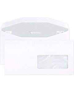 500 Briefumschläge 114x229mm Fenster rechts 45x100mm maschinengeeignet Clairalfa