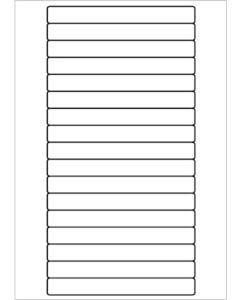 A4 Etiketten 147 x 16,9 mm weiß 100 Blatt Sorex