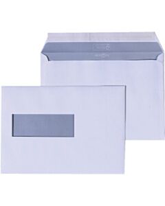 500 Selbstklebende Umschläge mit Fenster links EA5 156 x 220 mm
