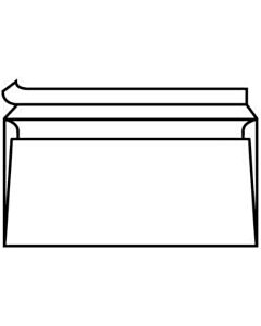 50 Weiße selbstklebende Umschläge C5/6 114 x 229 mm