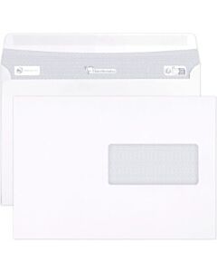 250 Selbstklebende Briefumschläge 162x229mm Fenster rechts 45x100mm Clairalfa