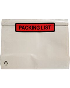 1000 Packlistenumschläge A6 165x122mm Packing List PP