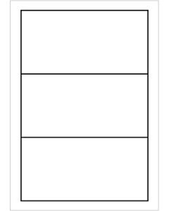 A4 Etiketten 180 x 90 mm weiß 100 Blatt Sorex