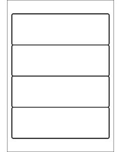 Ordner-Etiketten A4 192x61mm weiß 100 Blatt Eigenmarke