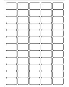 A4 Etiketten 37,5 x 23,5 mm weiß 100 Blatt Sorex