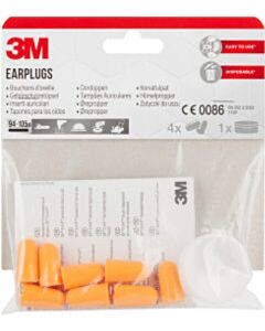 Gehörschutzstöpsel 3M 1100 4 Paar mit Aufbewahrungsbox