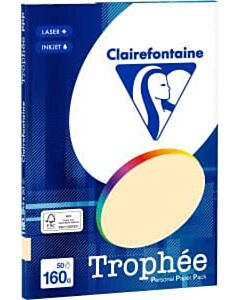 Chamois A4-Papier 160 Gramm 50 Blatt Clairefontaine Trophée