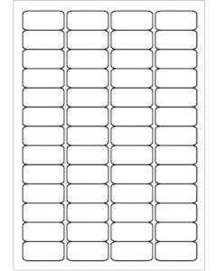 A4 Etiketten 45,7 x 21,2 mm weiß 100 Blatt Sorex
