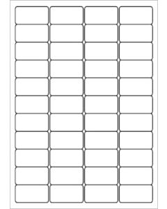 A4 Etiketten 47,5 x 25,4 mm weiß 100 Blatt Sorex