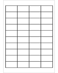 A4 Etiketten 48,5 x 25,4 mm weiß 100 Blatt Eigenmarke