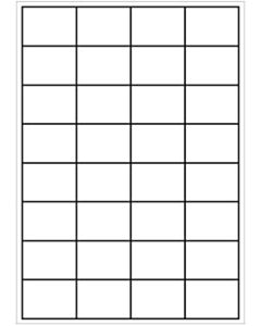 A4 Etiketten 50 x 36 mm weiß 100 Blatt Sorex