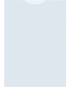 25 Sichthüllen A6 U-Modell 0,12mm PP genarbt Quantore