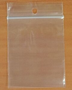 100 Druckverschlussbeutel 55 x 65 mm 50 Mikron