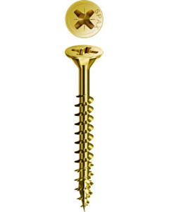 100 Spax Yellox Schrauben 5x70mm Vollgewinde PZ2