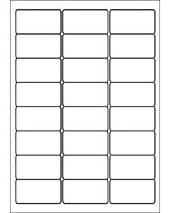 A4 Etiketten 63,5 x 33,9 mm weiß 100 Blatt Eigenmarke