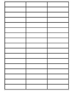 A4 Etiketten 70 x 16,9 mm weiß 100 Blatt Sorex