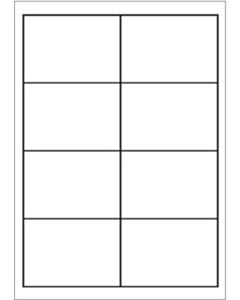 A4 Etiketten 97 x 67,7 mm weiß 100 Blatt Sorex