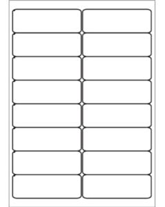 A4 Etiketten 99,1 x 34 mm weiß 100 Blatt Sorex