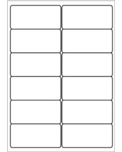 A4 Etiketten 99,1 x 46,6 mm weiß 100 Blatt Sorex