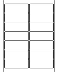 A4 Etiketten 99,1 x 38,1 mm weiß 100 Blatt Eigenmarke