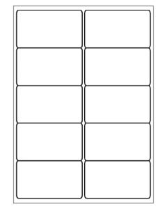 A4 Etiketten 99,1 x 57 mm weiß 100 Blatt Eigenmarke