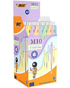 50x Bic M10 Pastel Kugelschreiber blau mittel