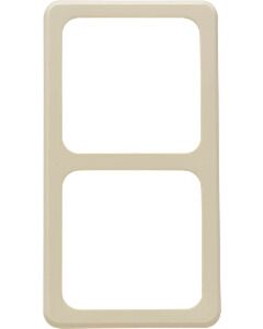Peha Standard Abdeckrahmen 2-fach cremeweiß T 80.672 W