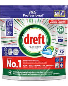 Spülmaschinentabs Dreft Platinum All in One Regular 75 Stück