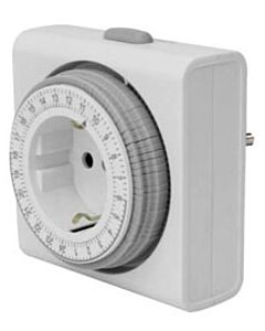 Kompakte 24-Stunden-Zeitschaltuhr Perel E305D4-G