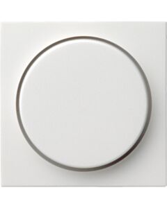 Gira Drehdimmerknopf System 55 reinweiß glänzend