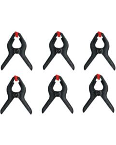 PVC-Federklemmen-Set 2,5 Zoll 6-teilig HPC50