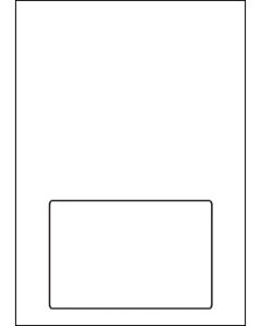 A4 Lieferschein mit Versandetikett 100x150mm 100 Blatt 15x30mm Rand