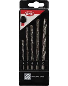 OneTools Steinbohrer-Set 4,5,6,8,10mm