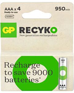 GP ReCyko AAA-Batterien 950 mAh (4)