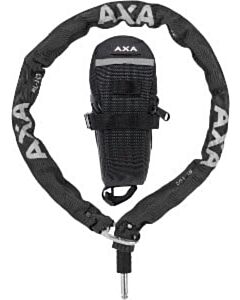 AXA RLC Einsteckkette inkl. Satteltasche 100cm x 5,5mm schwarz