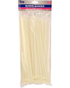 100 Kabelbinder 7,5x300mm transparent PA66